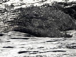 mare onda su il riva foto