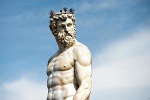 Firenze piazza della signoria statua foto