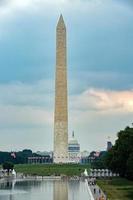 Washington monumento obelisco nel dc centro commerciale panorama foto