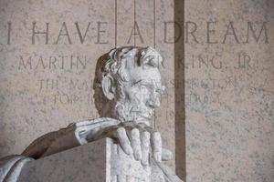 io avere un' sognare scrittura a Lincoln memoriale foto