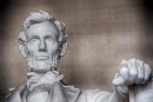 Washington, Stati Uniti d'America - giugno 24 2016 - Lincoln statua a memoriale nel Washington dc foto