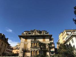 yachts distrutto di tempesta hurrican nel rapallo, Italia foto