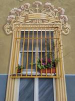 dipinto Casa bogliasco pittoresco villaggio Genova liguria Italia foto