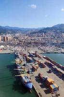 Genova nuovo morandi ponte Italia aereo Visualizza panorama foto