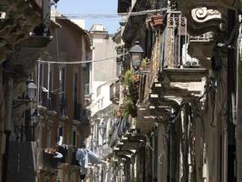 ortigia siracusa vecchio cittadina allet piccolo strade foto