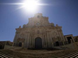 palazzolo acreide sicilia barocco villaggio foto