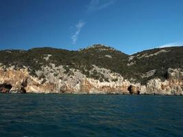 mare buoi grotte grotta del bue Marino cala gonone Italia foto