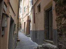 Riomaggiore cinque terre pittoresco villaggio foto