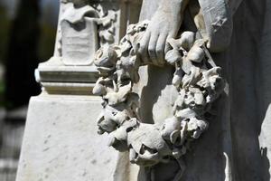 inglese cimitero nel Firenze meraviglioso statue foto