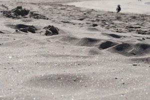Flakstad bianca sabbia spiaggia lofoten isola Norvegia foto
