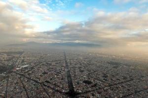 Messico città aereo Visualizza paesaggio urbano panorama foto