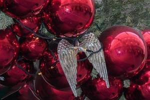 natale albero strada decorazione nel salisburgo Austria foto