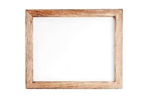 4001 Marrone di legno telaio modello isolato su un' trasparente sfondo foto