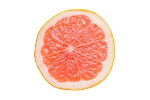 3336 fresco metà arancia frutta isolato su un' trasparente sfondo foto