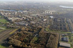 amsterdam porto canali strade aereo Visualizza panorama foto