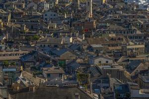 Genova vista della città a partire dal Castelletto ascensore foto