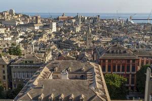 Genova vista della città a partire dal Castelletto ascensore foto