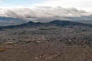 paesaggio urbano di vista aerea di Città del Messico foto