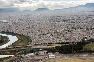 paesaggio urbano di vista aerea di Città del Messico foto