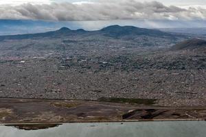 paesaggio urbano di vista aerea di Città del Messico foto