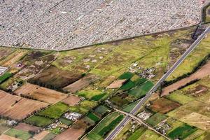 paesaggio urbano di vista aerea di Città del Messico foto