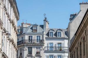 Parigi tetti e edificio vista della città foto