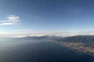 Genova harboe costa aereo Visualizza panorama paesaggio foto