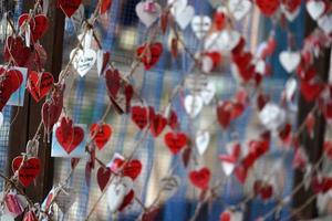 cuore amore messaggi sospeso su pescatore netto foto