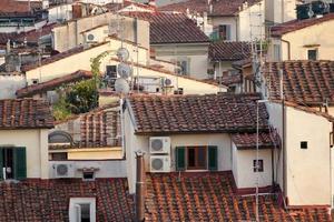 Firenze Italia vecchio case tetti dettaglio foto