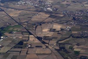 Po fiume valle Italia aereo Visualizza panorama foto