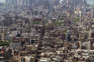 aereo nuovo York Manhattan paesaggio urbano foto