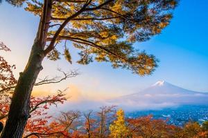 bellissimo paesaggio di mt. fuji, giappone foto