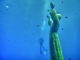 il abisso Cristo statua pittura foto