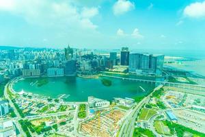 paesaggio urbano della città di macao foto