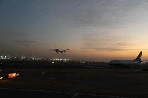 Messico città aeroporto operazioni a Alba foto