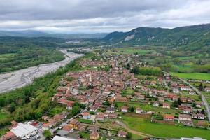 borghetto di borbera pemonte Italia villaggio aereo Visualizza panorama foto