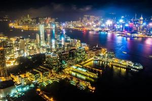 paesaggio urbano di hong kong, cina foto