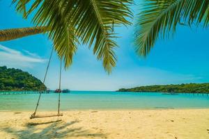 bellissima spiaggia tropicale foto