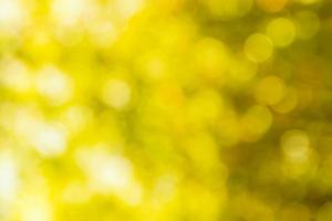 sfocato giallo luci circolare bokeh astratto per Natale sfondo foto