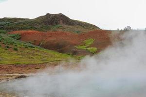 Islanda kualaug naturale piscina foto