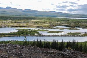 Islanda thingvellir nazionale parco scenario foto