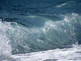 mare onda su il riva foto