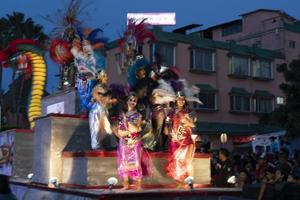 la paz, Messico - febbraio 22 2020 - tradizionale baja California carnevale foto