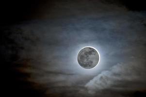 Luna eclisse dettaglio foto
