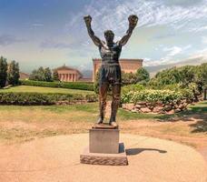 Filadelfia, Stati Uniti d'America - giugno19, 2016 - silvestro stallone roccioso statua foto