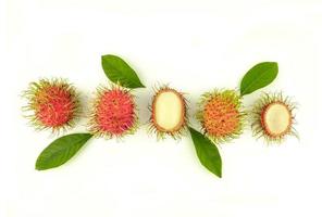 rambutan frutta nel fresco concetto foto