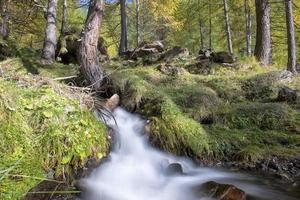 montagna torrente seta effetto Visualizza foto