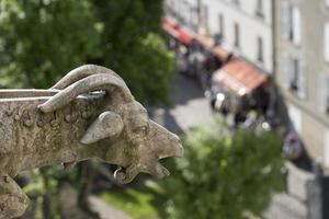 gorgoyle aereo Visualizza a partire dal montmatre foto