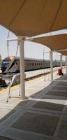 treno stazione nel Arabia arabia foto