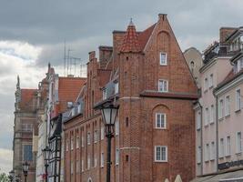 il città di Danzica nel Polonia foto